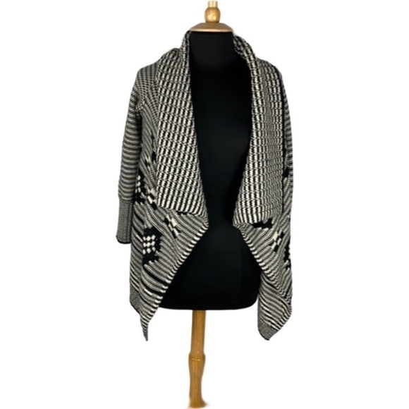 Gap bohemian wool blend oversized drape front cardigan-size XS - Picture 2 of 7